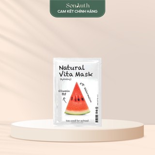 Mặt nạ giấy Too Cool For School Natural Vita Beauty Mask 23ml