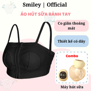 Áo hút sữa rảnh tay, áo hút sữa chất liệu vải thun cotton co giãn 4 chiều thoáng mát - Smiley