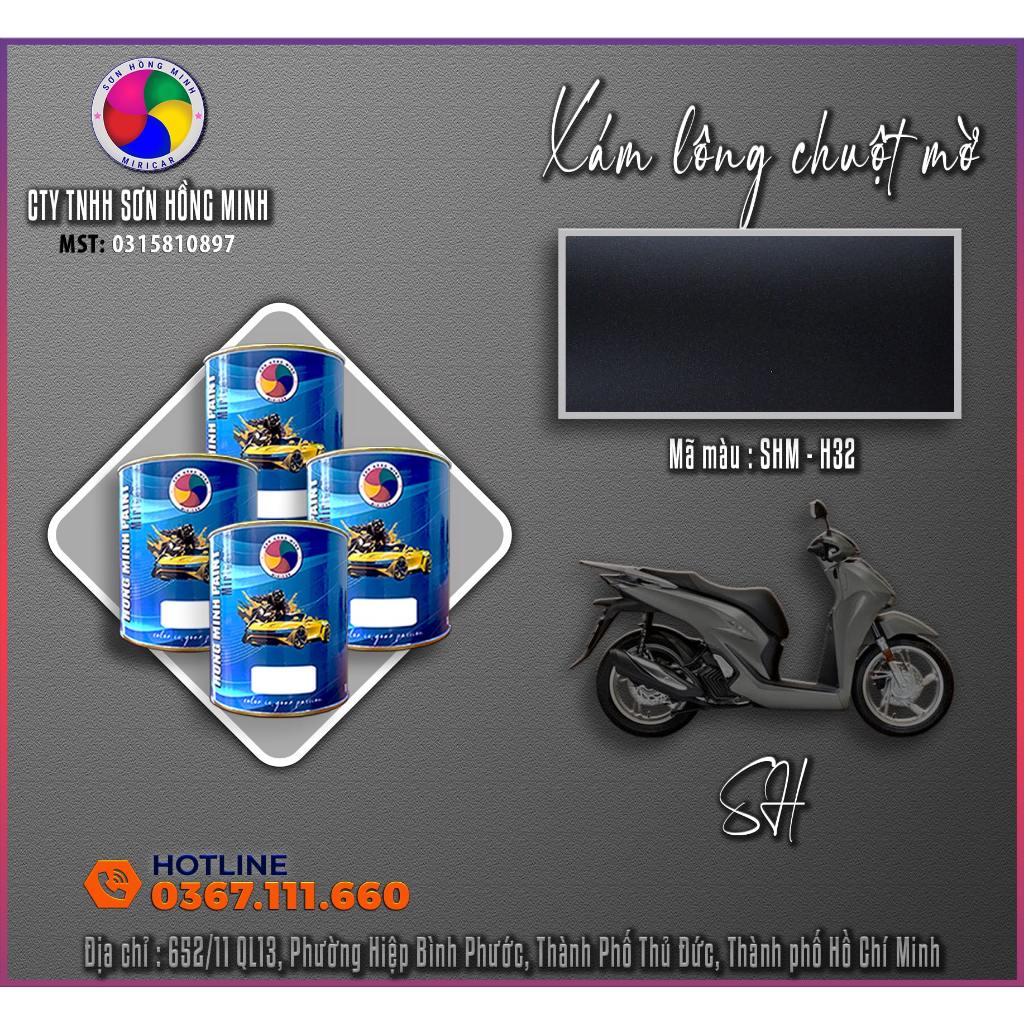 Sơn Màu xám lông chuột mờ - Honda SH - SHM - H32