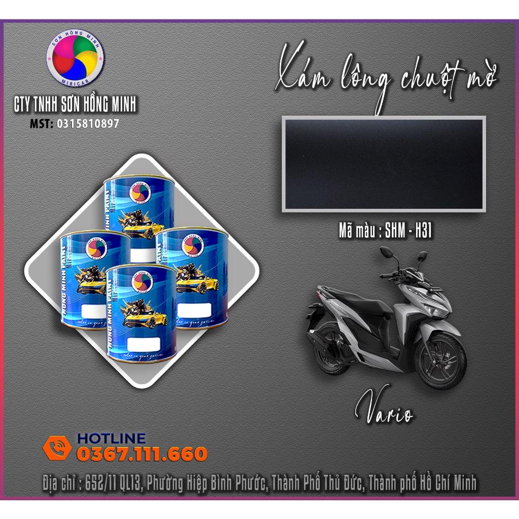 Sơn Màu xám lông chuột mờ - Honda Vario - SHM - H31