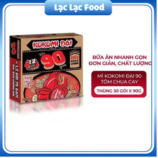  Mì Kokomi Đại 90 Tôm Chua Cay Gói 90g Thùng 30 Gói lac lac food 