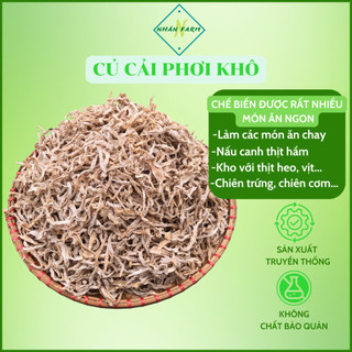 Củ cải phơi khô bến tre - túi 300gr