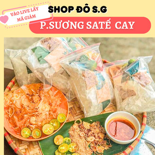 Bánh tráng phơi sương trộn mở hành siêu cay,sate tắc muối nhuyễn mềm dẻo siêu ngon shop đô s.g