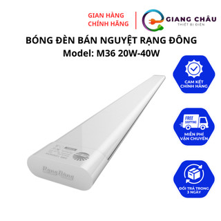 Đèn led bán nguyệt rạng đông m36 20w-40w.đèn led bán nguyệt 0.6m-1.2m, bảo hành 24 tháng
