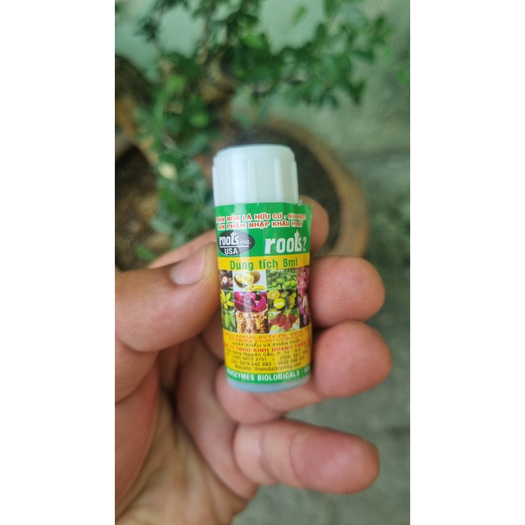 Phân bón hữu cơ Roots king mỹ, ra rễ cực mạnh , ra  hoa ,nụ bung ,cành, đậu trái 8ml