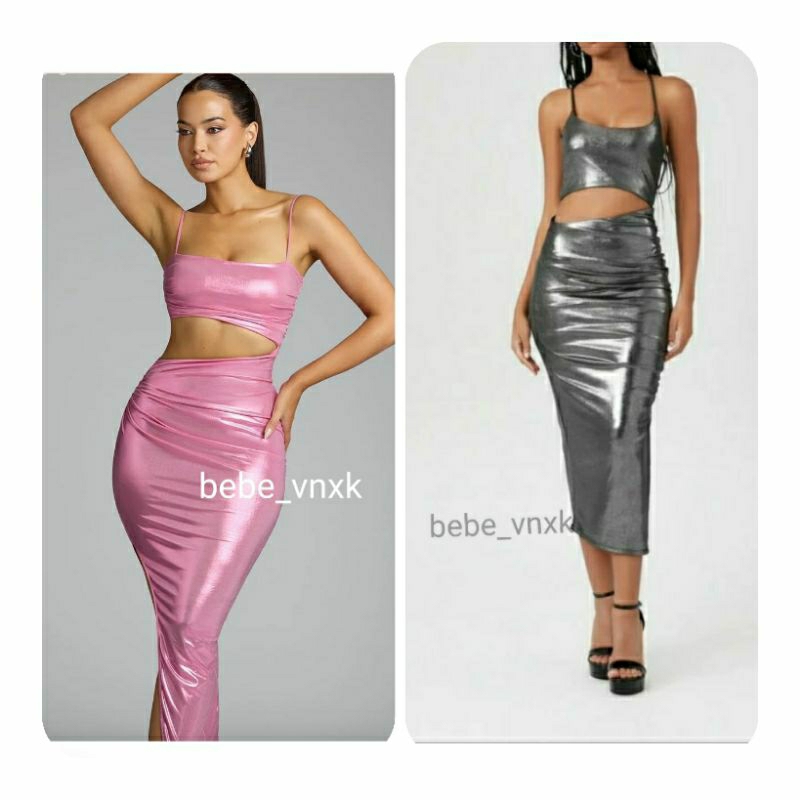 (Size S-XL) Đầm xuất dư, F21