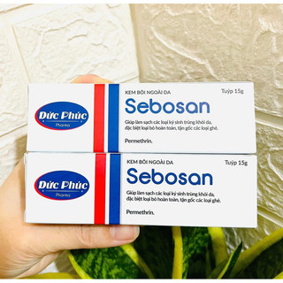 Kem bôi ghẻ và ký sinh trùng Sebosan - 15g
