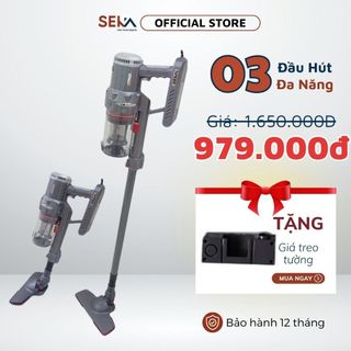 Máy Hút Bụi Cầm Tay SEKA SK09Max Công Suất 2000W Lực Hút Cực Mạnh Làm Sạch Dễ Dàng