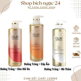 Sữa tắm olay, sữa tắm olay b3 , siêu trắng da retinol/peptide/vitamin c 500ml