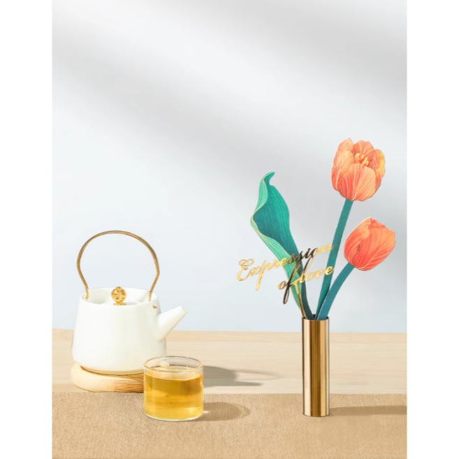 ( Có sẵn ) Hoa tulip Nghệ Thuật  Độc Đáo, Hoa Trang trí SPA,tặng huân hương-hoa trang trí nhà cửa-ne