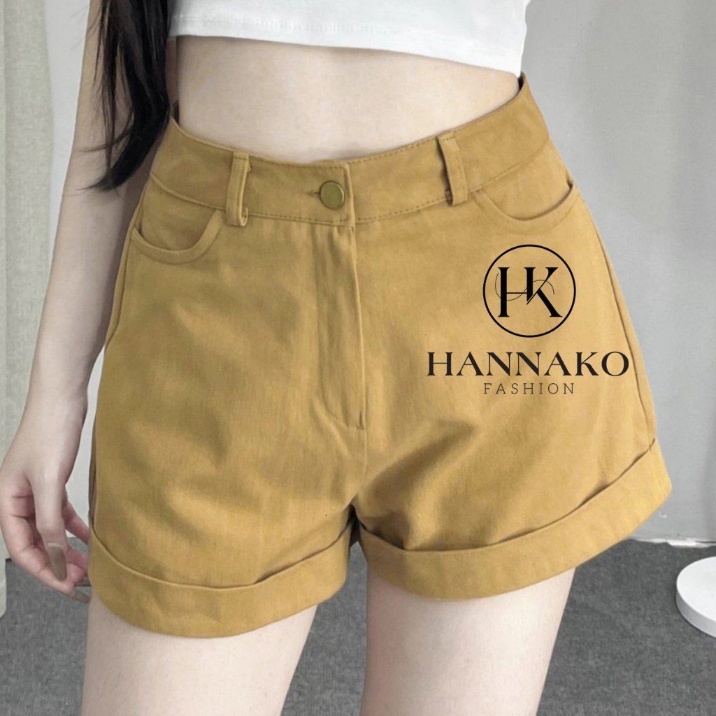 Quần Short KaKi Cạp Cao BigSize Gập Gấu Quần Đùi Sắn Gấu Phong Cách Hàn Quốc 128 | BigBuy360 - bigbuy360.vn
