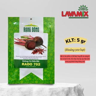 Hạt giống Củ Dền Đỏ Rado 702 (5g~300 hạt) hiệu Rạng Đông trồng quanh năm, sinh trưởng khỏe | Green House