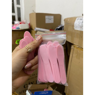 Combo 100 xẻng tim mini múc bột, múc kem siêu xinh (muỗng múc kem)
