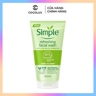 Sữa rửa mặt Simple Kind To Skin Refreshing Facial Wash Gel