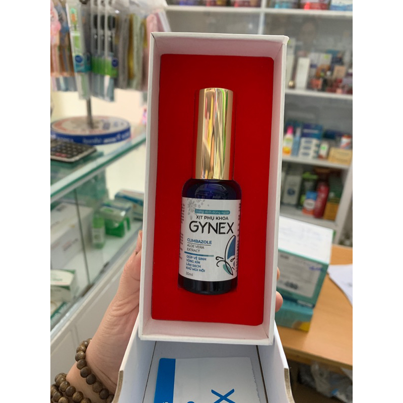 Xịt phụ khoa GYNEX làm sạch vùng kín khử mùi hôi cân bằng pH ngừa nấm ngứa