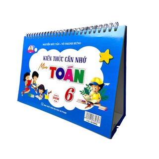 Sách - bộ lịch kiến thức cần nhớ môn toán 6 -ha