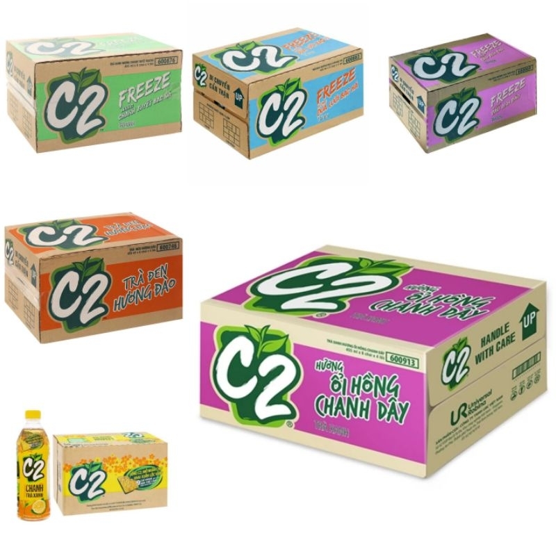 Thùng 24  C2 đủ vị  450ml