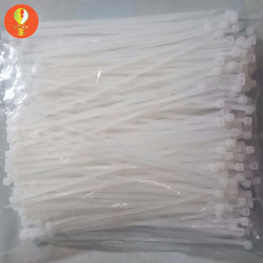 100 Sợi Dây Rút Nhựa, Dây Thít Nhựa, Dây Lạt Nhựa, Dây Khóa Nhựa, Polyme 50cm Nylon