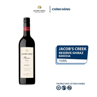 Rượu vang đỏ Jacob's Creek Reserve Shiraz Nồng Độ Alc 14.5% 750ml  không kèm hộp