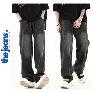 Quần Jean Nam Dáng Baggy Ống Suông Wash Smoke 2 Màu Chất Vải Dày Dặn The Jeans