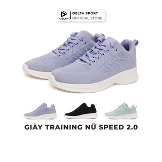 Giày Thể Thao Nữ DELTA Training Speed+2.0 TR004W0 ôm chân, Đế IP cao su non siêu mềm, trọng lượng nhẹ, chịu lực giảm sốc