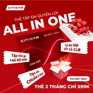  E-voucher INFINITY tập gym DÀNH CHO KHÁCH HÀNG MỚI - 2 tháng tập luyện và 02 buổi tập định hướng cùng HLV