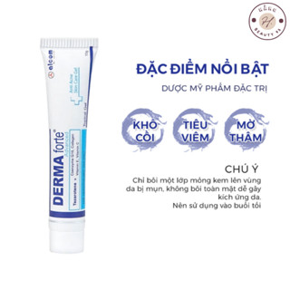 Gel Giảm Mụn Derma Forte 15gr Giảm Mụn, Giảm Thâm, Mờ Sẹo Mụn