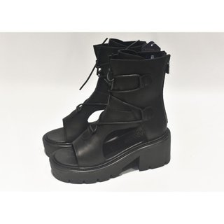 Giày sandal boot nữ dây kéo