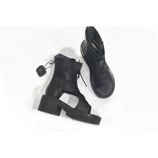 Giày sandal boot nữ dây kéo