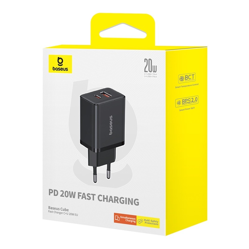 Baseus 20W PD Sạc Nhanh QC4.0 QC3.0 USB Type C Củ Sạc Cho 15 14 13 12 11 Sạc Điện Thoại Xiaomi | BigBuy360 - bigbuy360.vn