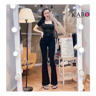 [ BIG SIZE ] quần Kaki ống loe dài  K5051 - CAROTSHOP