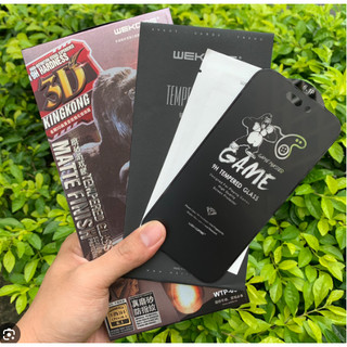Kính cường lực chống vân tay wk 3d kingkong dành cho game thủ cho iphone x,xs đến> 15 pro max