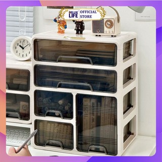Tủ Đựng Đồ 5 Tầng Đa Năng Để Bàn Cao Cấp Có Ngăn Kéo Xếp Chồng - Hộp Đựng Đồ Mỹ Phẩm Mini Decor Bàn Học, Bàn Làm Việc