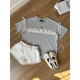 Áo thun REGODS form boxy rộng unisex nữ cotton 260gsm  cổ tròn đã xử lý co rút vải  - TEE RG MIX REN REGODS