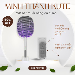 Vợt bắt muỗi bằng điện sạc bằng cáp USB tiện dụng