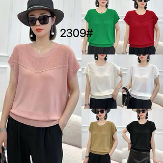 Áo Kiểu Nữ Trung Niên Tay Ngắn Hàng Quảng Châu Cao Cấp Size 50-65kg