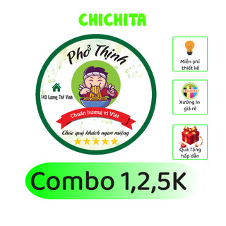 In tem nhãn- thiết kế in ấn chichita theo yêu cầu