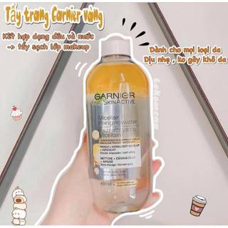 Tẩy trang Garnier 400ml vàng dầu