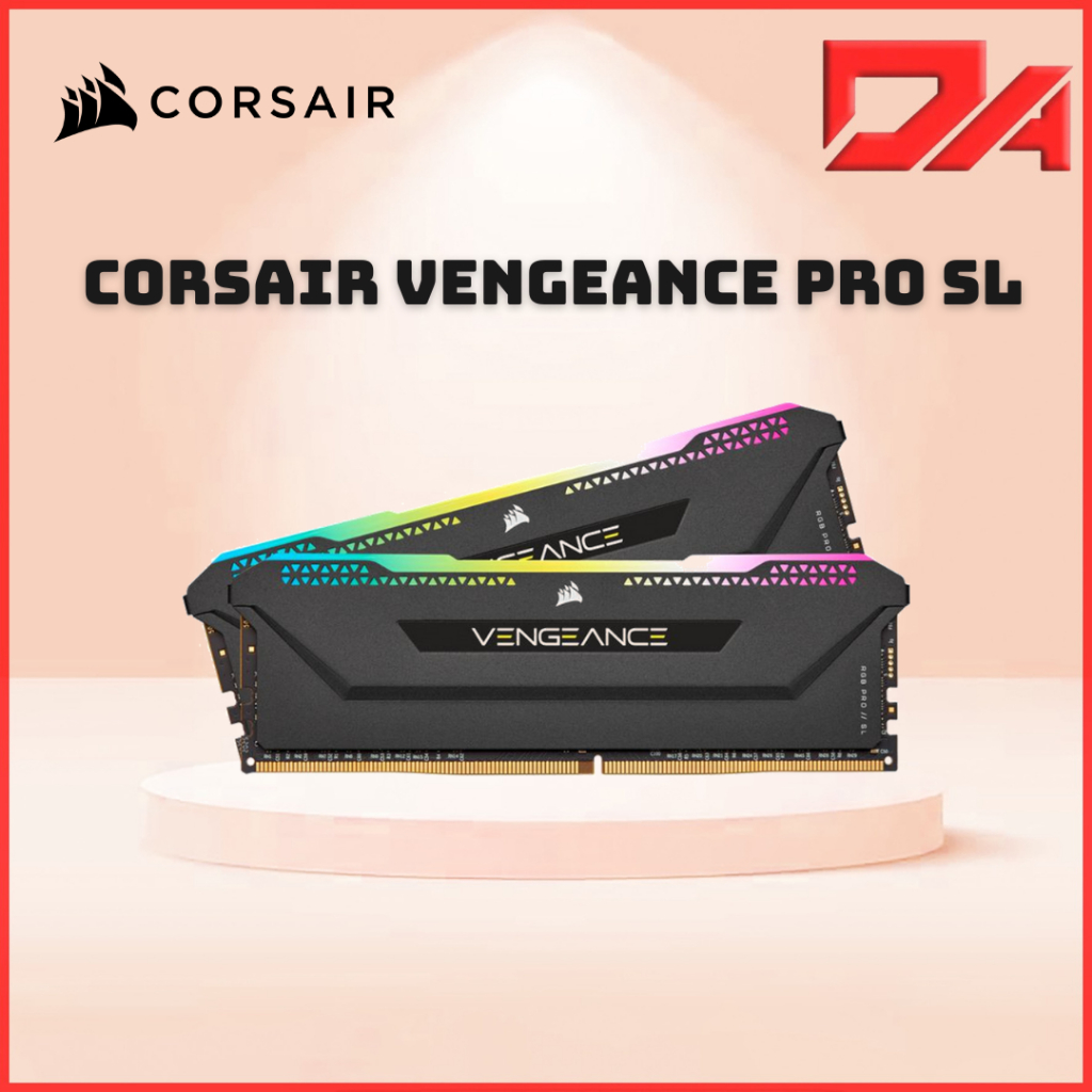 RAM CORSAIR VENGEANCE RGB PRO SL 16GB 32GB BUSS 3600 - BẢO HÀNH 36 THÁNG
