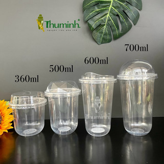 Lốc 50 ly nhựa pp bầu 360ml, 500ml, 600ml, 700ml
