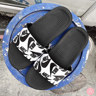 Dép quai ngang thể thao kawa white black ct6619 100