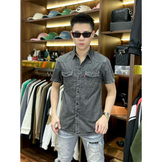 Áo sơ mi bò cộc tay/ Áo jeans nam cộc tay