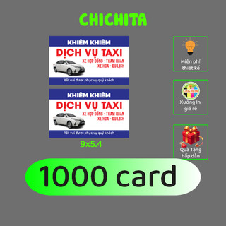 In card vidit thẻ tích điểm CHICHITA theo yêu cầu