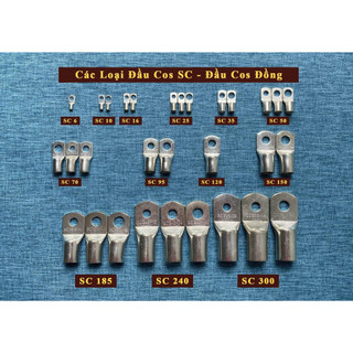 50 cái đầu cos sc bằng đồng mạ chống oxi hóa sc4-4 ~ sc 50-12