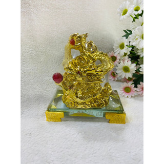 TƯỢNG 12 CON GIÁP XI VÀNG [ CAO 15CM + NGANG 12.5CM ]