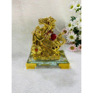 TƯỢNG 12 CON GIÁP XI VÀNG [ CAO 15CM + NGANG 12.5CM ]