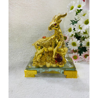 TƯỢNG 12 CON GIÁP XI VÀNG [ CAO 15CM + NGANG 12.5CM ]
