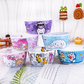 🌸chén bát nhựa hello kitty doraemon