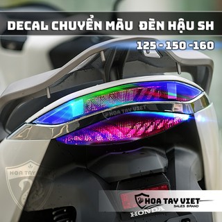 Decal ĐÈN HẬU HONDA SH chuyển màu ĐÈN HẬU SH 125 - 150 - 350
