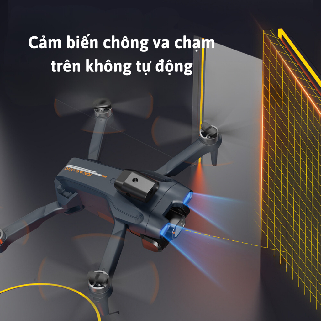 Flycam A9 Pro Giá Rẻ - Động Cơ Không Chổi Than Siêu Bền - Cảm Biến Chống Va Chạm, Giữ Vị Trí Bay Cực Dễ | BigBuy360 - bigbuy360.vn